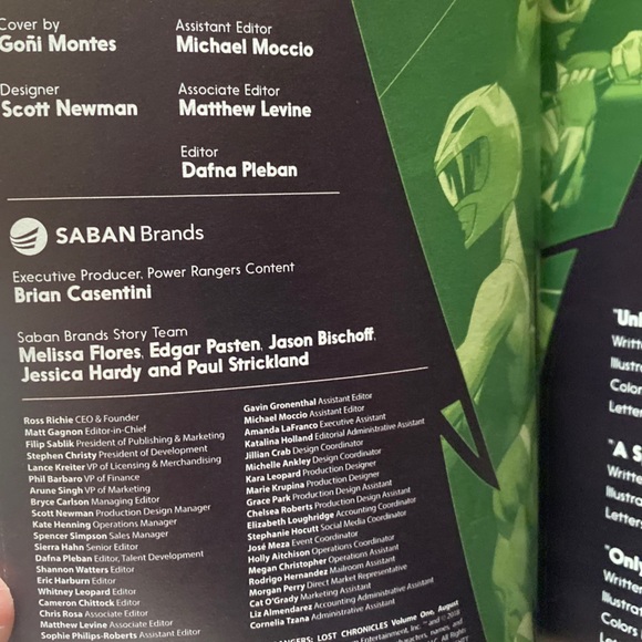 MIGHTY MORPHIN POWER RANGERS LOST CHRONICLES Kyle Higgins Taylor 2018 graphic - Picture 4 of 9